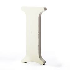 To learn how to say english alphabet in english click on any image. Extra Large 6 Inch 15 Cm Wooden Alphabet Letters Hand Finished Free Standing Or Wall Mounted Decor For Weddings Baby Names Signs Unique Personalised Gift Ivory Letter I Buy Online In Aruba At