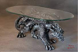 List was $484.50 $ 484. Dragon Gothic Art Deco Designer Coffee Table Glass Yesterday Once More Collectibles
