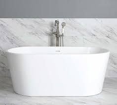 Freestanding tubs come in a lot of different styles, both modern and japanese soaking tub: Ceibas 59 Freestanding Bathtub Pottery Barn