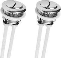 2 Piezas Pulsador Doble para Cisterna WC Botón Reemplazo de Doble Descarga  38 mm para Inodoro Botón de Tanque de Inodoro, Agua Accesorio de Inodoro ...