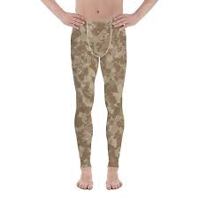 Men S Leggings Meggings In Khaki Camo Mens Leggings Leggings Travel Wardrobe