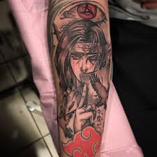 Nice Itachi Uchiha Tattoo I Did A Few Hours Ago Adrianthagator Insta At Outlaw Cartel Ink Piercing Located In Lewisville Tx Tattoo