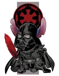 Darth Vader Stitch Parody Fan Art Etsy Star Wars Drawings Lilo And Stitch Memes Stitch Disney