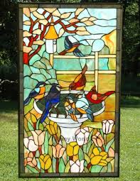 In february 1628, at the age of fourteen, his father sent him to study painting in the studio of rembrandt (then aged about 21) who lived nearby. Xoticbrands 34 596 Individually Hand Cut Pieces Of Peacocks Art Stained Glass Window Panel Window Treatments Home Kitchen Guardebem Com
