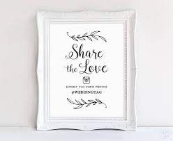 Wedding Hashtag Sign Share The Love Sign Printable Hashtag Etsy Wedding Hashtag Sign Wedding Invitations Diy Wedding Hashtag