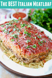 Italian Sausage And Ground Beef Are Combined With Italian Herbs Parmesan Ricotta Ch Italian Meatloaf Ground Italian Sausage Recipes Italian Meatloaf Recipes