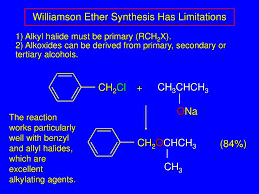 The williamson ether synthesis is a common reaction in the field of organic chemistry in industrial synthesis and in undergraduate teaching laboratories. Ppt Chapter 16 Ethers Epoxides And Sulfides Powerpoint Presentation Id 3198655