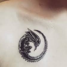 People do not want to send wrong signals and be called as tinfoil head. Traditional Xenomorph Tattoo
