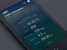 Fitness Tracker Animated Interactions App Design Inspiration Interactive Design Ios Design