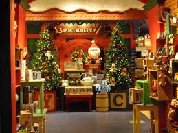 Santa S Workshop Office Christmas Decorations Christmas Display Christmas Toy Store