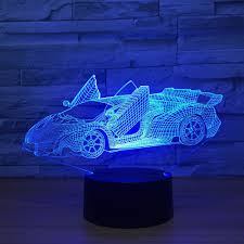 Baby blue is a pale tint of azure. Super Running Car Acrylic 3d Lamp 7 Color Change Night Light Baby Gifts Led Usb Desk Lamp Atmosphere Decor Souvenir Remote Night Lights Aliexpress