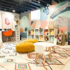 New Carpet In The Basement Playroom Mindfully Gray In 2020 Basement Playroom Playroom Design Room Decor