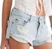 Aeropostale Women's Low Rise Jean Shorts, Light Wash, 18 at ...
