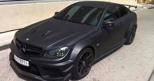 Noir Matte Point Faible Mercedes C63 Amg Mercedes C63 Mercedes