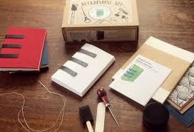 Bookbinding Kit Complete French Link Stitch Bookbinding Kit Etsy In 2020 Bookbinding Book Binding Book Lovers Gifts