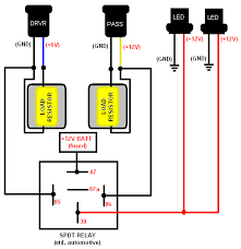 Current limiting resistor r2 (care) defective led: Diy Make A Relay Harness For Your 07 08 Drl S Acurazine Acura Enthusiast Community
