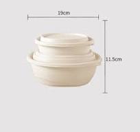 China Corn Starch Based Material Disposable Container 550+ ...