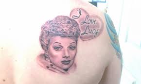 I Love Lucy Tattoo On Right Shoulder An I Love Lucy Tattoo Is A Must For Me But Later On Considering The Icon I Love Lucy Love Lucy Henna Designs