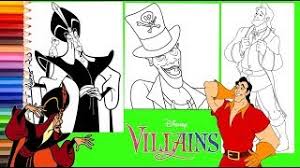Make your world more colorful with printable coloring pages from crayola. Disney Villain Jafar Dr Facilier Gaston Coloring Pages For Kids Youtube