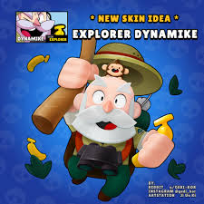 Our brawl stars skin list features all currently available character's skins and cost in the game. Dynamike Explorador Brawl Fan Art Stars