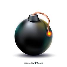 Encuentra las mejores imágenes gratis para descargar. Free Vector Round Black Bomb Realistic Style