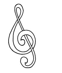 Touch device users, explore by touch or with swipe gestures. Coloring Page Treble Clef Muzik Sol Anahtari Cizim