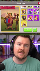 Clash Fest King 😳 wie findet ihr den neuen Goldpass Skin? #ClashofClans
