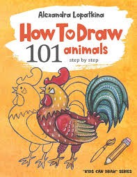 See more ideas about animal sketches, sketches, drawings. How To Draw 101 Animals Step By Step Easy Drawing For Kids And Toddlers How To Draw Animals Lopatkina Alexandra 9798667824091 Amazon Com Books