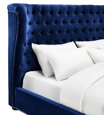 Check spelling or type a new query. Tov Furniture Finley Blue Velvet Bed B32 At Homelement Com