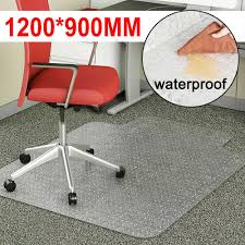 Plastic chair mats are temporary solutions because they have to be replaced often, become discolored, and warp over time. Office Home Computer Work Chair Mats Carpet Floor Pads Pvc Plastic 120 Oliandola