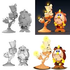 Lenox beauty & the beast 7 cogsworth clock, 1.95 lb, ivory 4.4 out of 5 stars 26 enesco disney by romero britto beauty and the beast cogsworth miniature figurine, 2.95 inch, multicolor Mustafa Abaci Lumiere And Cogsworth Beauty And The Beast