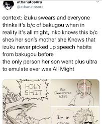 All Might Inko Midoriya Midoriya Cursing My Hero Academia Bnha My Hero My Hero Academia Memes Hero