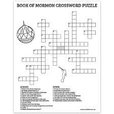 Usa daily crossword fans are in luck—there's a nearly inexhaustible supply of crossword puzzles online, and most of them are free. Lds Activity Pages Crossword Puzzles Word Search More