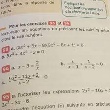 », dans ces cas là, c'est surtout l'utilisateur qui gagne du temps en allant lire directement la f.a.q.). Resoudre Les Equations En Precisant Les Valeurs Interdites Le Cas Echeant L Exercice Est En Photo Nosdevoirs Fr