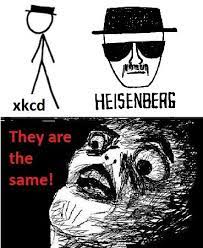 Xkcd Black Hat Guy And Breaking Bads Heisenberg Are The Same Person Heisenberg Funny Fictional Characters