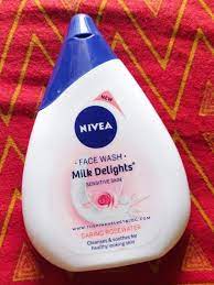 Nivea Milk Delights Caring Rosewater Face Wash Review - The Pink Velvet Blog In 2021 Face Wash Nivea Face Wash Nivea Cream