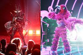 We watched episode 2 of the masked singer and think we know the identity of the black widow: Who Are The Flamingo And Black Widow On The Masked Singer Popsugar Entertainment