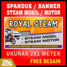Agar si pembuat tidak kecewa dengan hasil yang telah di buatkan khusus untuk kalian. Spanduk Banner Usaha Cuci Steam Mobil Motor Murah Ukuran 2 X 1 Meter Free Desain Bergaransi Shopee Indonesia