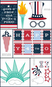 Celebrate american patriotic symbols this indepence day with this 4th of july coloring pages for kids of all ages. 4th Of July Photo Booth Props Free Printable
