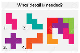 As long as you have a computer, you have access to hundreds of games for free. Puzzle Game With Colorful Details For Children Choose Needed Detail Easy Level Education Game For Kids Preschool Worksheet Activity Task For Development Of Logical Thinking Vector Royalty Free Cliparts Vectors And Stock