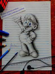 There are so many how to draw 3d art tutorials available on. 3d Mario Drawing Imgur