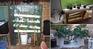 Large 4 inch pvc pipes can be used to create your homemade hydroponics system. 17 Homemade Hydroponic Systems Diy Hydroponic Gardens Balcony Garden Web