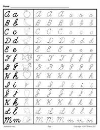Uppercase Letter Tracing Worksheets A Z Cursive Writing Worksheets Letter Tracing Worksheets Cursive Handwriting Worksheets