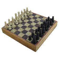Chess set, marble stone, handmade, beautiful gift box onyx/black 16 40x40 cm. Marble Chess Set Rajasthan Stone Art Unique Chess Sets And Board 25 X 25 Cm Buy Online In Lebanon At Lebanon Desertcart Com Productid 49477003