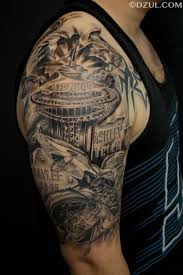 Our tattoo artists provide a variety of services, including tattoo designs, religious tattoos, tribal tattoos, portrait tattoos, affordable tattoos and an art gallery. Seattle Inspired Tattoo By Jacob Dzul Dzul Ink Lounge 2104 3rd Ave Seattle Wa 98121 206 767 1163 In Seattle Tattoo Griffin Tattoo Black And Grey Tattoos