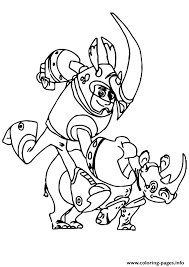 30 coloring pages based on the popular animated series. Wild Kratts And Rhinoceros Coloring Pages Printable