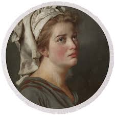 Young Woman With A Turban By Jacques Louis David Bath Sheet by Jacques  Louis David