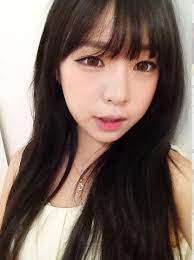The Hairstyle To Try This Spring Asian See Through Bangs Hairstyles With Bangs Haircuts With Bangs See Through Bangs