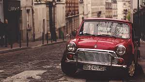 Shop classic mini cooper usa for mini cooper spare parts and accessories. Hd Wallpaper Classic Red Vehicel Car Street Mini Cooper British France Wallpaper Flare