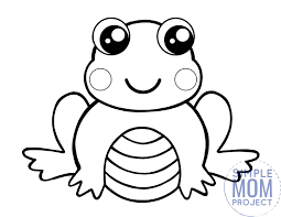Take a deep breath and relax with these free mandala coloring pages just for the adults. Free Printable Frog Coloring Page Simple Mom Project
